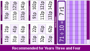 Money Division Tens