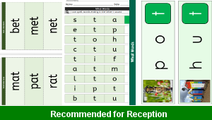 Word Lists Letter t