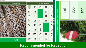 Alphabet Maze Letter n