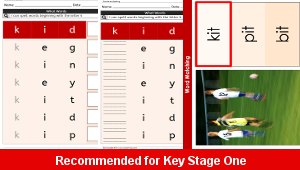 Word Matching Letter k